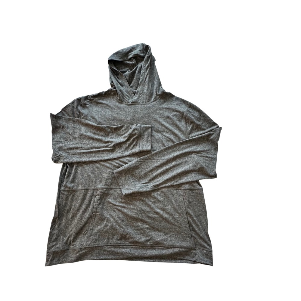 DSG‎ Hoodie Mens 2XL Gray 365 Pullover Poly-Spandex Heathered DAM20116 NWT